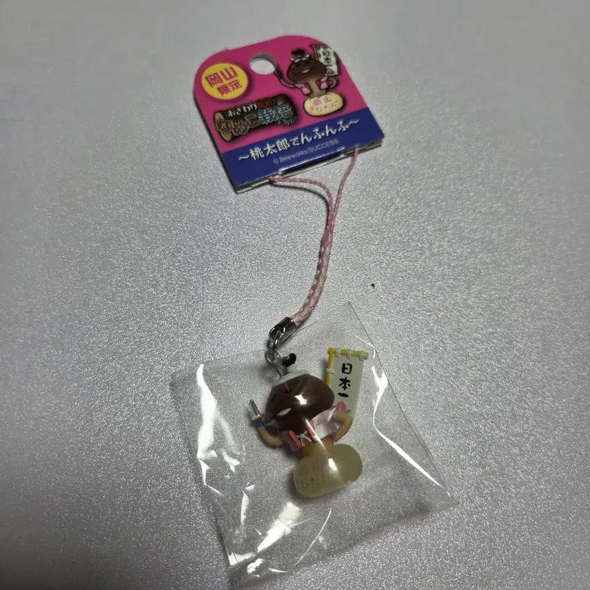 [BUNJANG] Mushroom Nameko Mascot Strap Keychain - Peach / 고전 만화 캐릭터 굿즈 인형 피규어 토이 버섯 나메코 스트랩 키링 복숭아