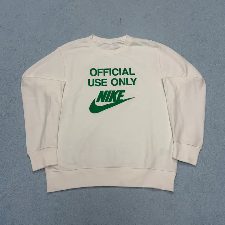 [BUNJANG] Nike Swoosh White Sweatshirt Size 105 / 105) 나이키 스우시 화이트 맨투맨