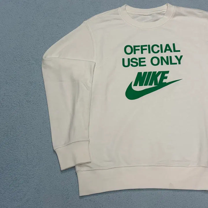 [BUNJANG] Nike Swoosh White Sweatshirt Size 105 / 105) 나이키 스우시 화이트 맨투맨