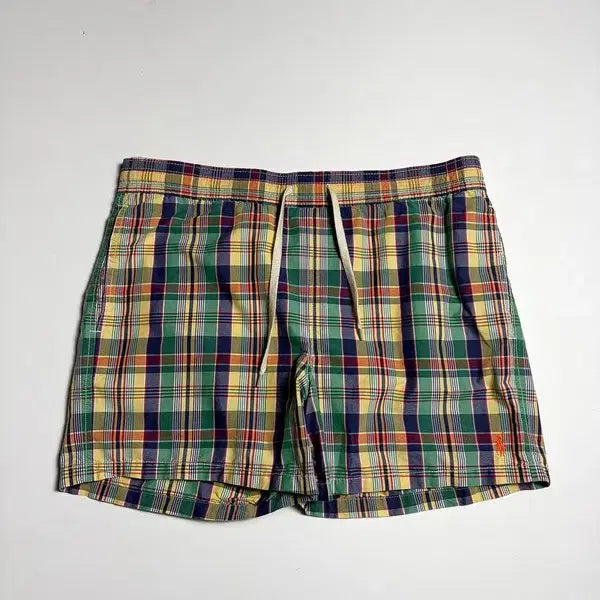 [BUNJANG] Polo Ralph Lauren Multicolor Madras Pattern Shorts / 폴로 랄프로렌 멀티컬러 마드라스 패턴 반바지 R1120