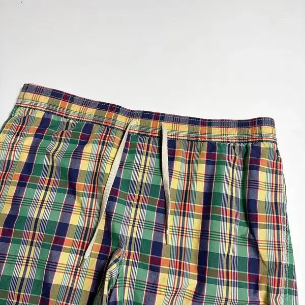 [BUNJANG] Polo Ralph Lauren Multicolor Madras Pattern Shorts / 폴로 랄프로렌 멀티컬러 마드라스 패턴 반바지 R1120