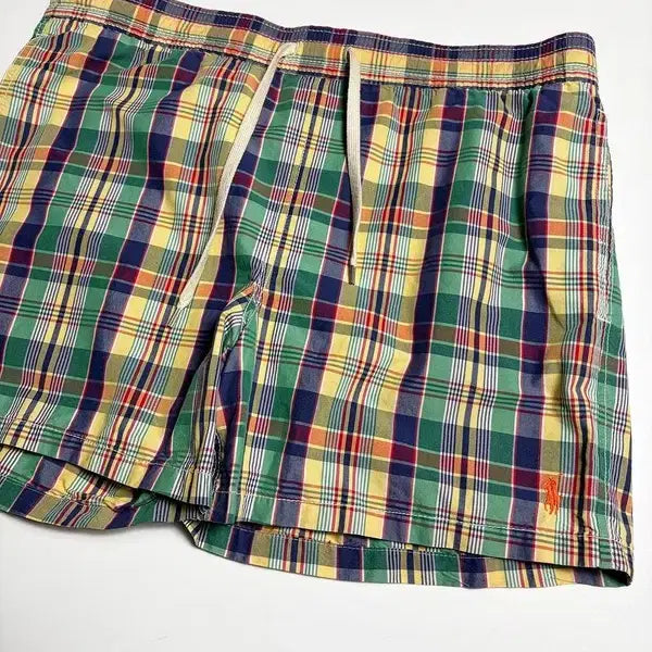 [BUNJANG] Polo Ralph Lauren Multicolor Madras Pattern Shorts / 폴로 랄프로렌 멀티컬러 마드라스 패턴 반바지 R1120