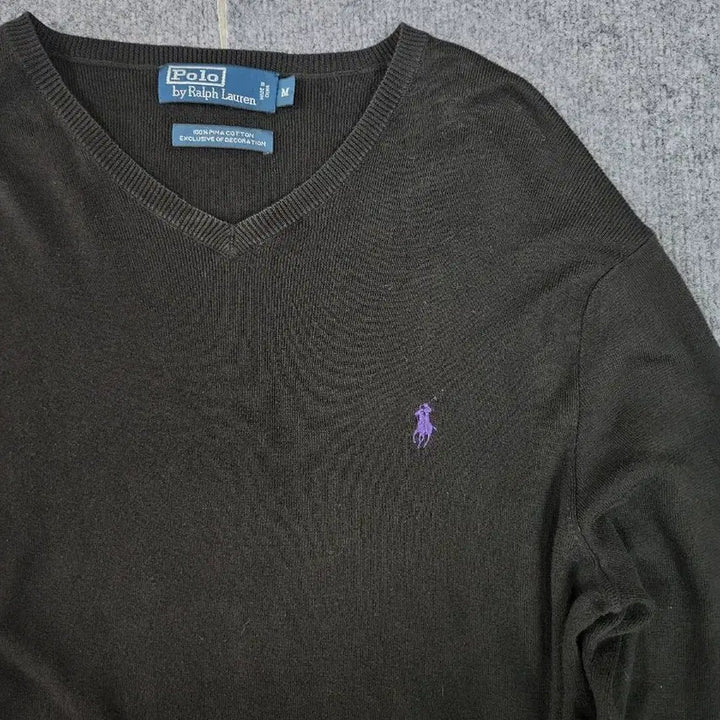 [BUNJANG] Polo Ralph Lauren V-Neck Knit Sweater / 폴로 랄프로렌 브이넥 니트 급처