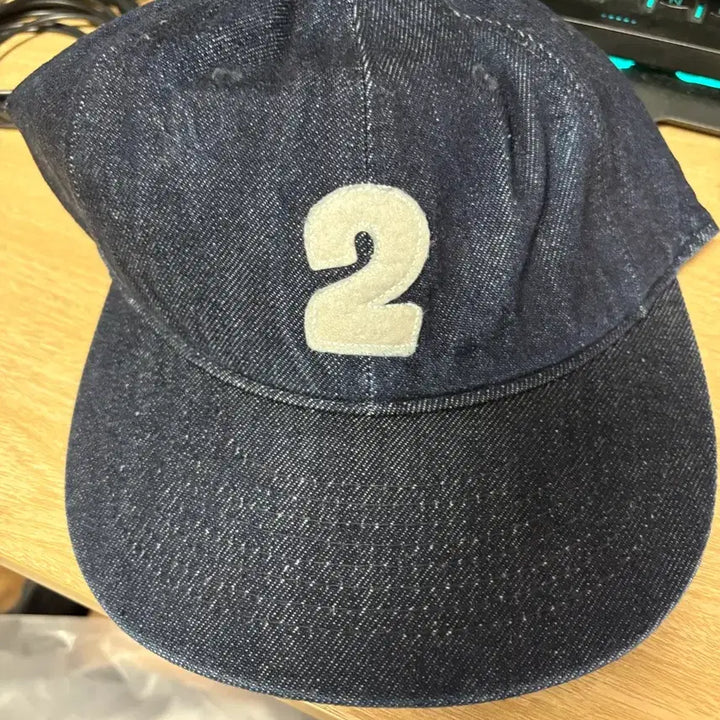 [BUNJANG] Woodby Denim Ball Cap (OS) / 우드비 데님 볼캡(OS)