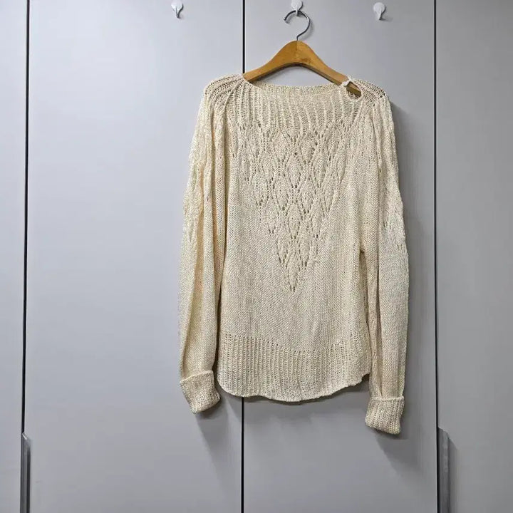 [BUNJANG] Handmade Knit Top (Size M) / 핸드메이드 뜨개 상의M