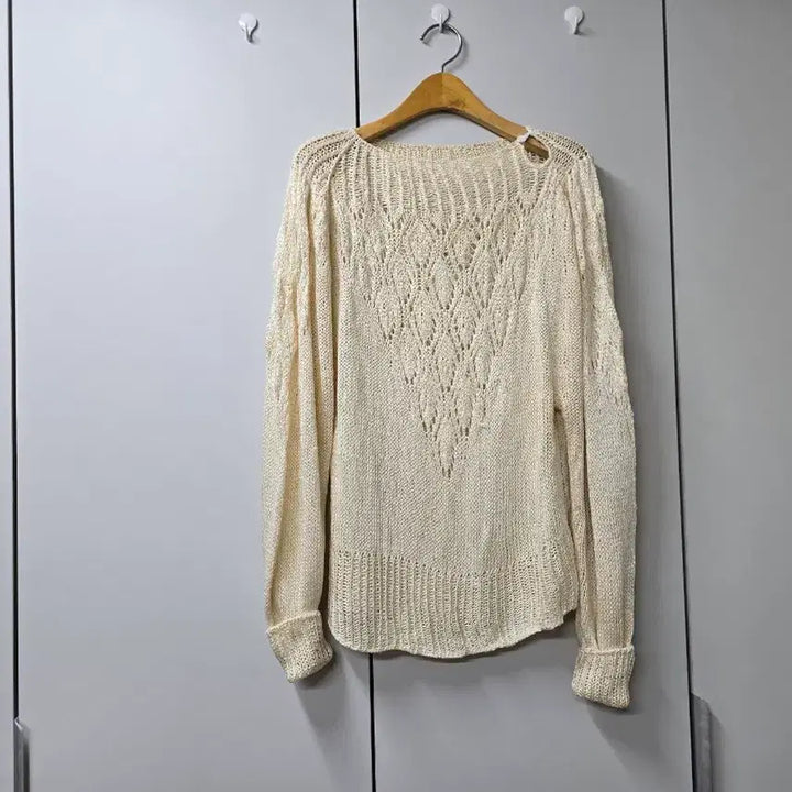 [BUNJANG] Handmade Knit Top (Size M) / 핸드메이드 뜨개 상의M