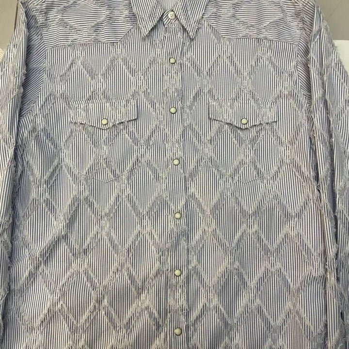 [BUNJANG] RECTO Bohemian Tassel Western Shirt / 렉토 보헤미안 테슬 웨스턴 셔츠