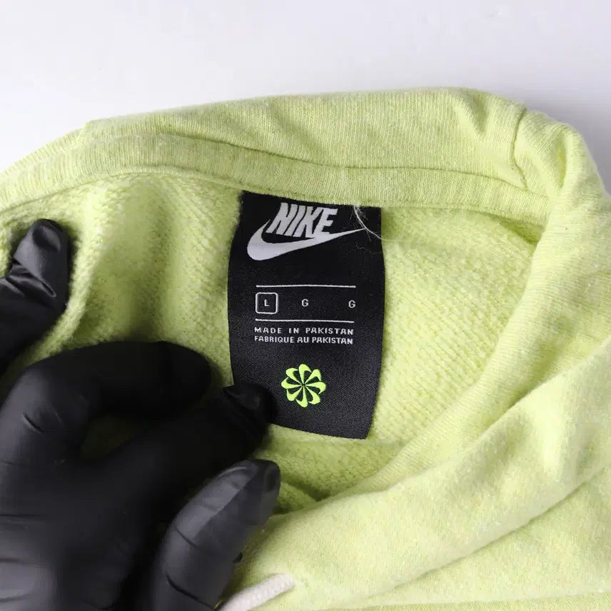 [BUNJANG] Nike Logo Print Regular Fit Hoodie Light Green / 나이키 로고 프린트 레귤러핏 후드티 후디 라이트그린