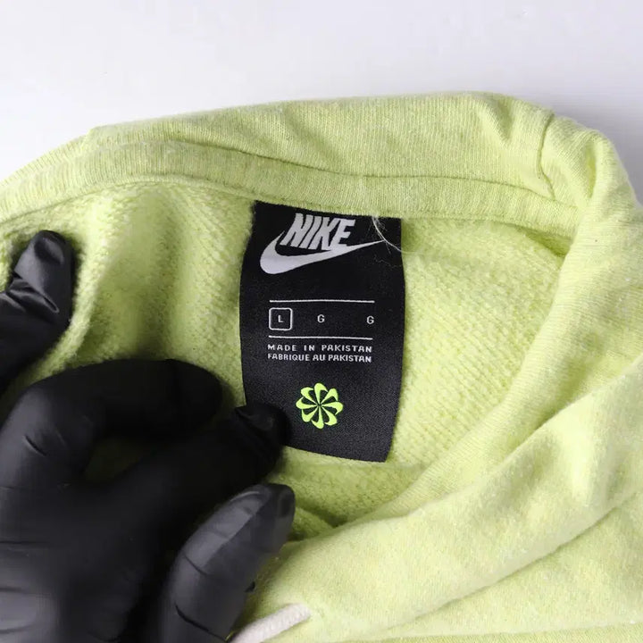 [BUNJANG] Nike Logo Print Regular Fit Hoodie Light Green / 나이키 로고 프린트 레귤러핏 후드티 후디 라이트그린