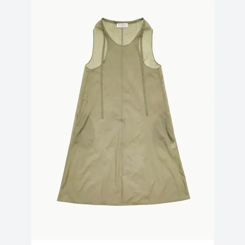 [BUNJANG] COSMOSS Nylon Sleeveless Dress (Beige) / COSMOSS NYLON SLEEVELESS DRESS (BEIGE)