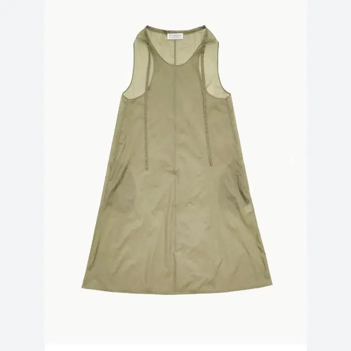 [BUNJANG] COSMOSS Nylon Sleeveless Dress (Beige) / COSMOSS NYLON SLEEVELESS DRESS (BEIGE)