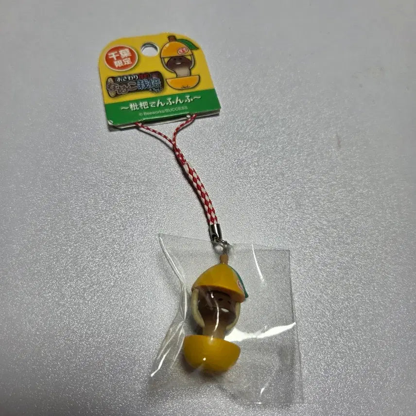[SOLD OUT] 고전 만화 캐릭터 굿즈 인형 피규어 버섯 나메코 스트랩 키링 오렌지