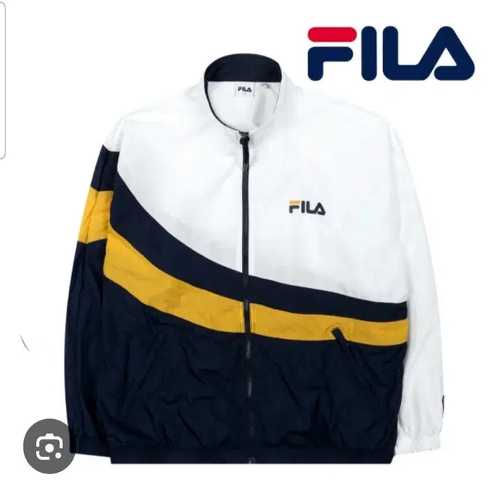 [BUNJANG] Fila Oversized Fit Windbreaker Jacket / 휠라 빅시핏 바람막이자켓
