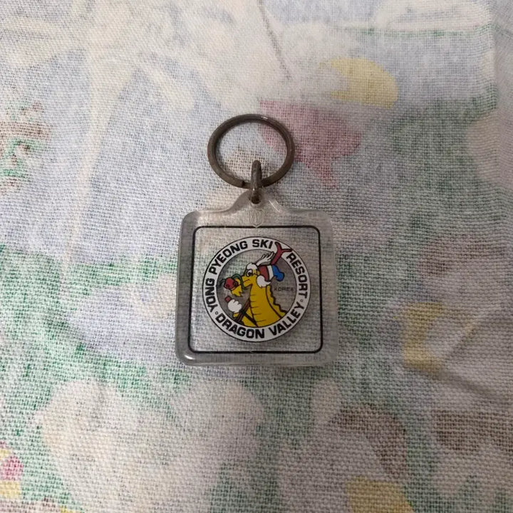 [BUNJANG] 1990s Dragon Valley Yongpyong Ski Resort Keyring / 90s 드래곤 밸리 용평 스키 리조트 키링