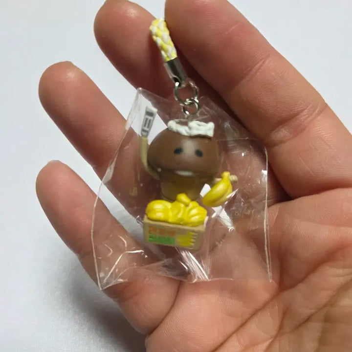 [BUNJANG] Mushroom Nameko Character Goods Doll Figure Strap Keychain Banana / 고전 만화 캐릭터 굿즈 인형 피규어 버섯 나메코 스트랩 키링 바나나
