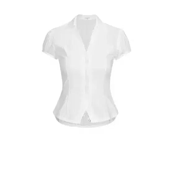 [BUNJANG] EO Sara Puff Shirt S + Necktie / 포어링 사라 퍼프 셔츠S + 넥타이