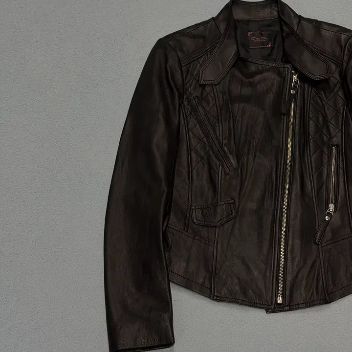 [BUNJANG] Cityzens Italian Lambskin Leather Jacket / 85) 여성 시티지 이탈리안 양가죽 자켓