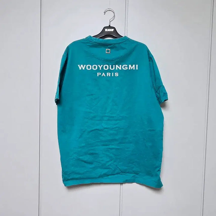 [BUNJANG] WooYoungMi Paris Mint T-Shirt Size 48 / 우영미 파리 반팔티 민트 48(100)