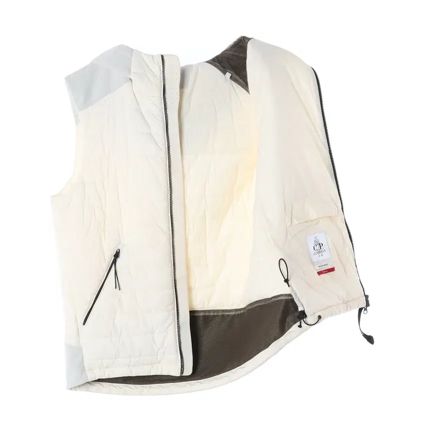 [BUNJANG] CP Company Goggle Hood Padded Vest / CP컴퍼니 고글 후드 패딩 조끼 베스트
