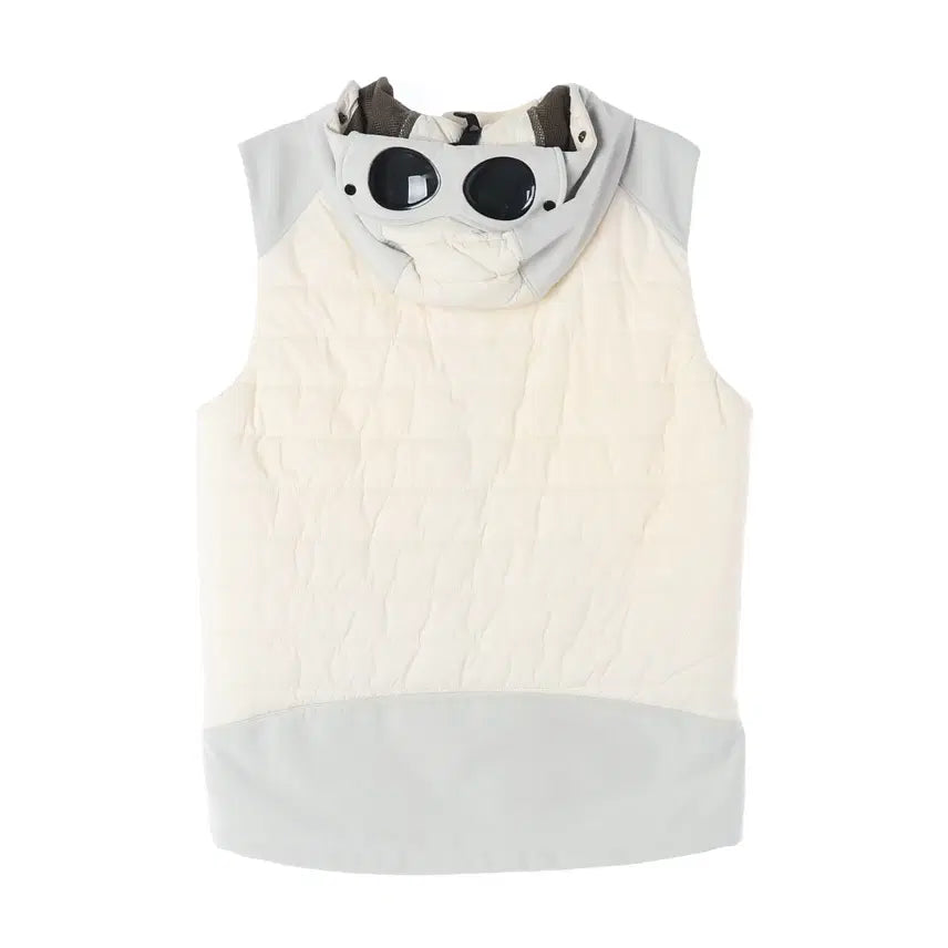 [BUNJANG] CP Company Goggle Hood Padded Vest / CP컴퍼니 고글 후드 패딩 조끼 베스트