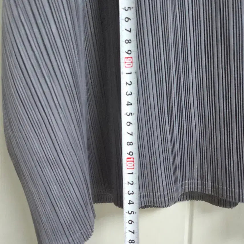 [BUNJANG] Pleated Long Dress Gray / 플리츠 롱 원피스 그레이