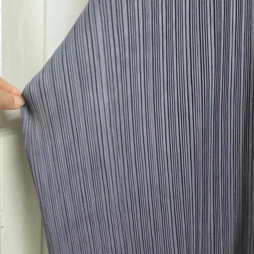 [BUNJANG] Pleated Long Dress Gray / 플리츠 롱 원피스 그레이