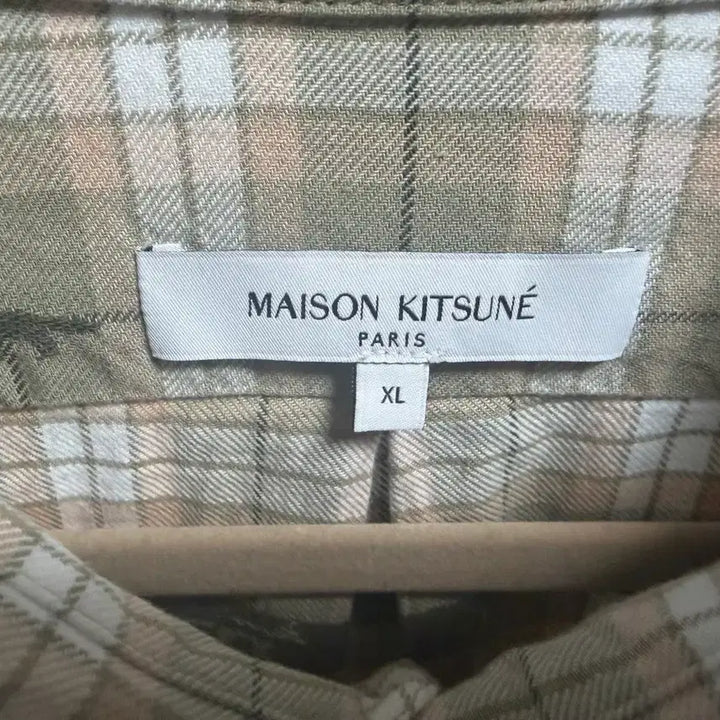 [BUNJANG] Maison Kitsuné All Over Fox Check Double Pocket Men&