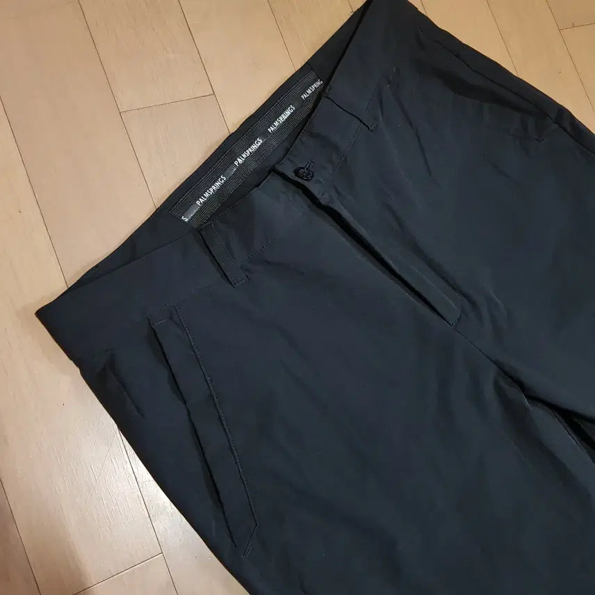 [BUNJANG] Palm Springs Black Poly Pants (Spring/Summer) / 33 34/ 팜스프링스 골프 /봄여름 블랙 폴리팬츠/510-와5