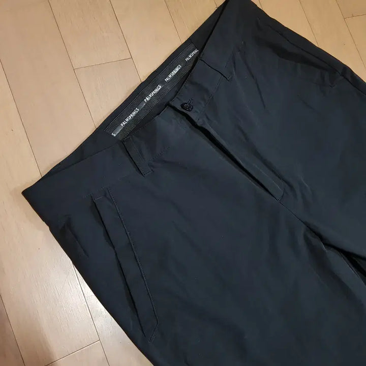 [BUNJANG] Palm Springs Black Poly Pants (Spring/Summer) / 33 34/ 팜스프링스 골프 /봄여름 블랙 폴리팬츠/510-와5