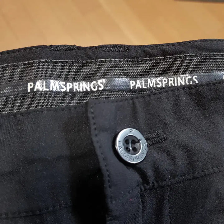 [BUNJANG] Palm Springs Black Poly Pants (Spring/Summer) / 33 34/ 팜스프링스 골프 /봄여름 블랙 폴리팬츠/510-와5