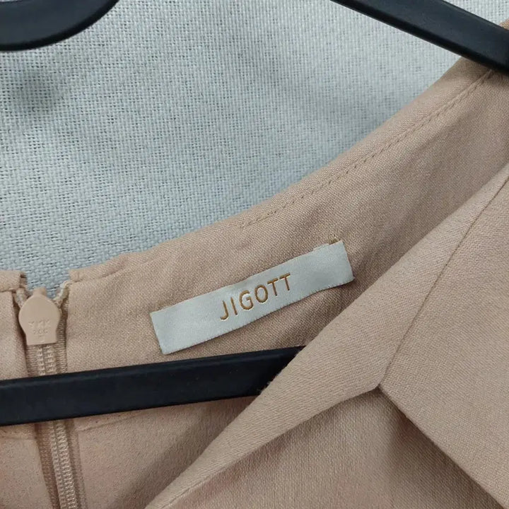 [BUNJANG] Jigott Big Collar Short Sleeve Wrap Dress / 지고트 빅카라 반팔 랩원피스