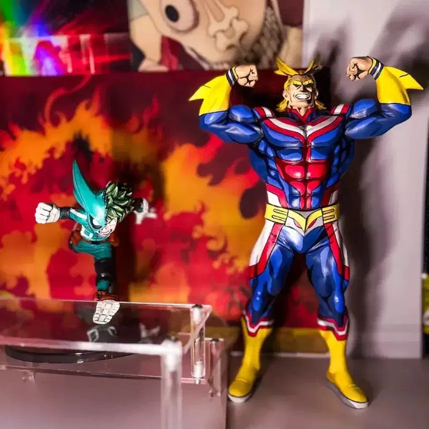 [BUNJANG] All Might "My Hero Academia" 2D Anime Style Repainted Figure / 나히아 히로아카 올마이트 레진 리페인트 유에이 리페인팅 애니도색 2D
