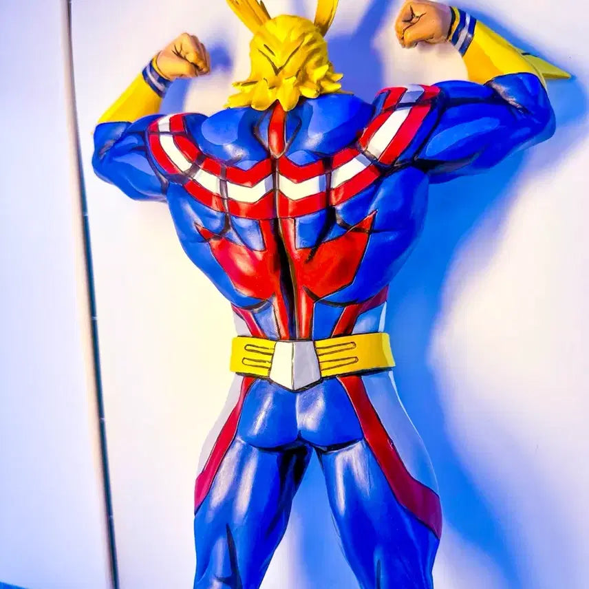 [BUNJANG] All Might "My Hero Academia" 2D Anime Style Repainted Figure / 나히아 히로아카 올마이트 레진 리페인트 유에이 리페인팅 애니도색 2D
