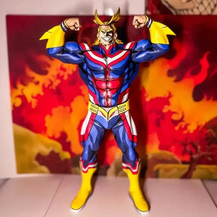 [BUNJANG] All Might "My Hero Academia" 2D Anime Style Repainted Figure / 나히아 히로아카 올마이트 레진 리페인트 유에이 리페인팅 애니도색 2D
