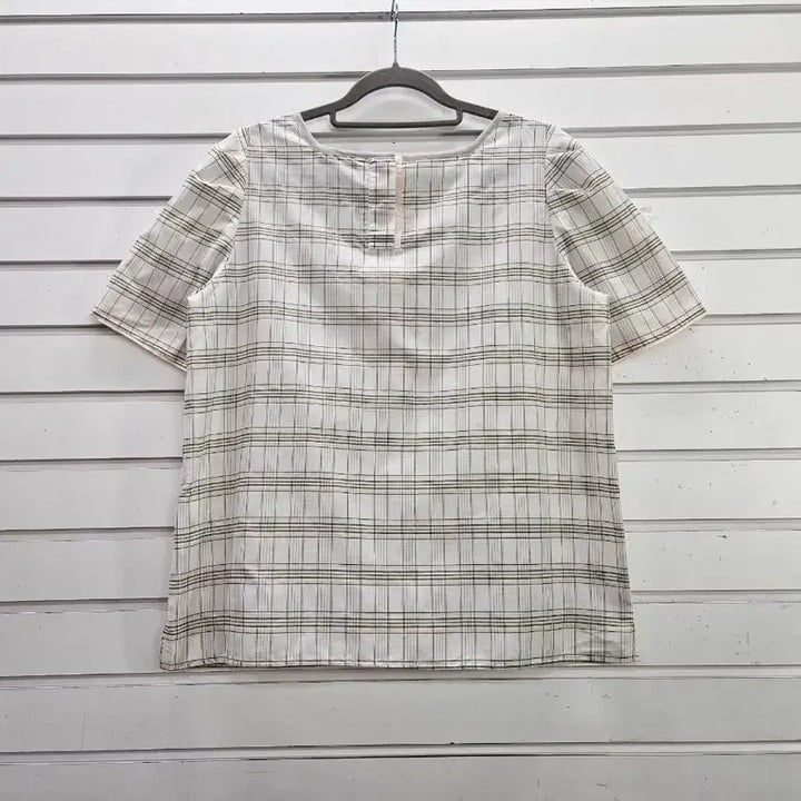 [BUNJANG] Roem Checkered Blouse / 로엠 체크 블라우스 66/보물찾기천사