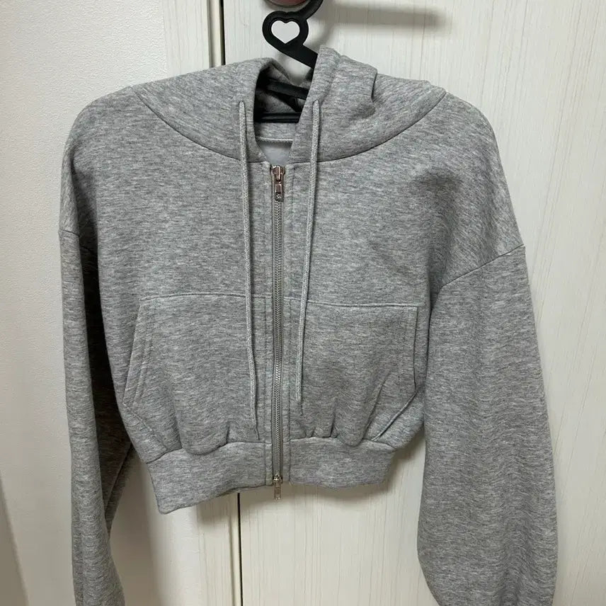 [BUNJANG] Gray Hoodie Zip-Up / 회색 후드집업
