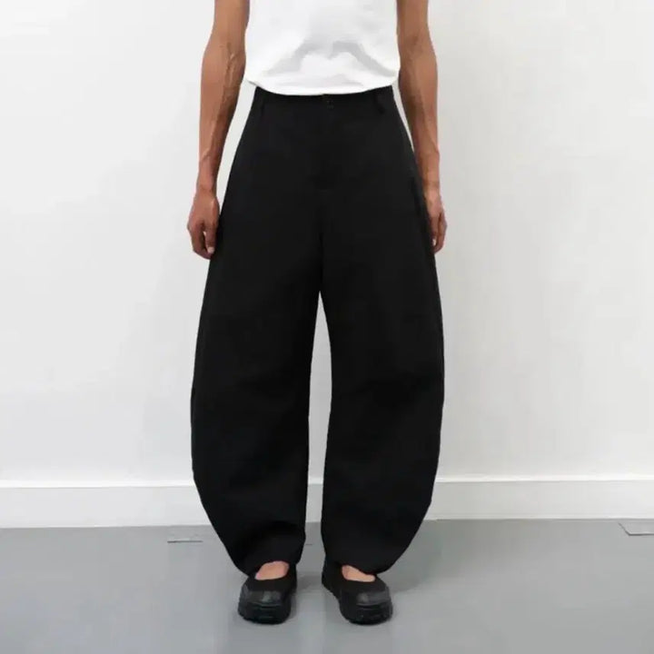 [BUNJANG] Amomento Curved Silhouette Pants Black L / 아모멘토 커브드실루엣팬츠 블랙 L