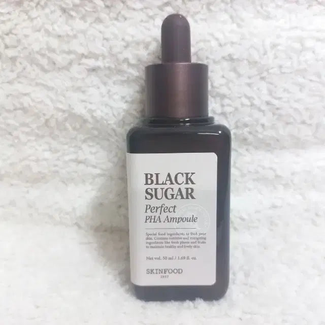 [BUNJANG] Skinfood Black Sugar Perfect PHA Ampoule 50ml / 스킨푸드 블랙슈가 퍼펙트 파하 앰플 50ml