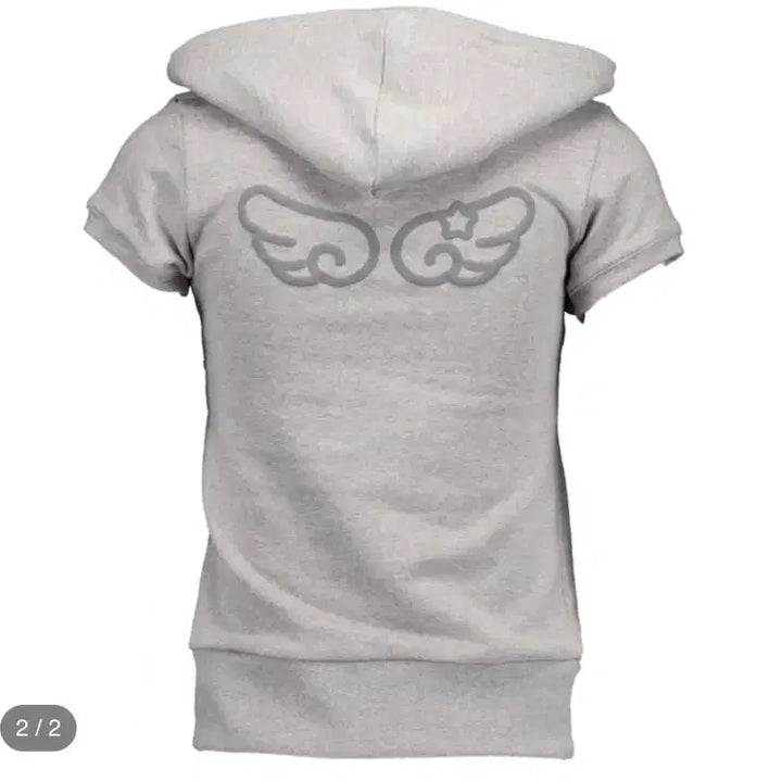 [BUNJANG] Shalom Club Wing Hoodie Grey / 샬롬클럽 윙 후디 그레이(1회 착용)