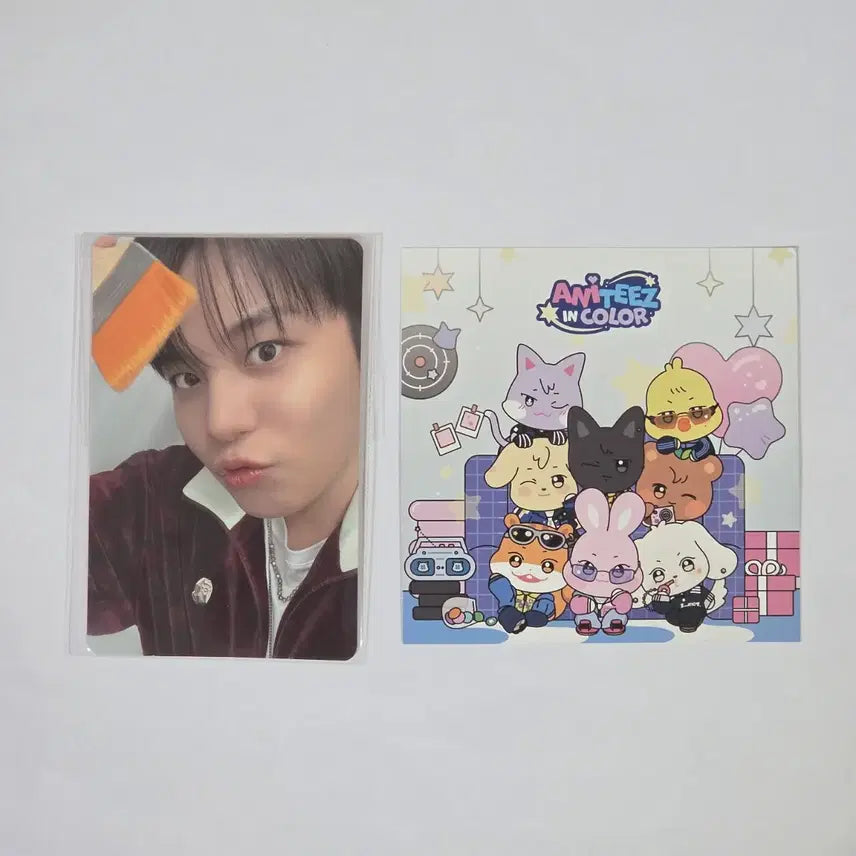 [BUNJANG] Ateez Aniteez In Color Popup Benefit Photocard Jongho / 에이티즈 애니티즈 포카 Ateez Aniteez benefit poca