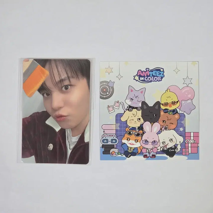 [BUNJANG] Ateez Aniteez In Color Popup Benefit Photocard Jongho / 에이티즈 애니티즈 포카 Ateez Aniteez benefit poca