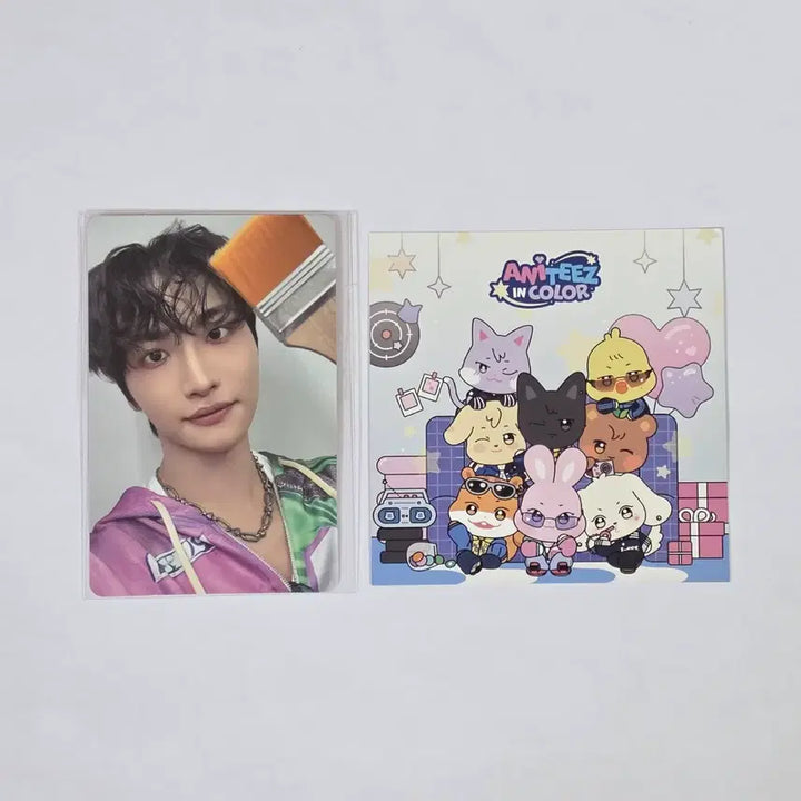 [BUNJANG] Ateez Aniteez In Color Popup Benefit Photocard Seonghwa / 에이티즈 애니티즈 5만원 특전 포카 Ateez Aniteez poca