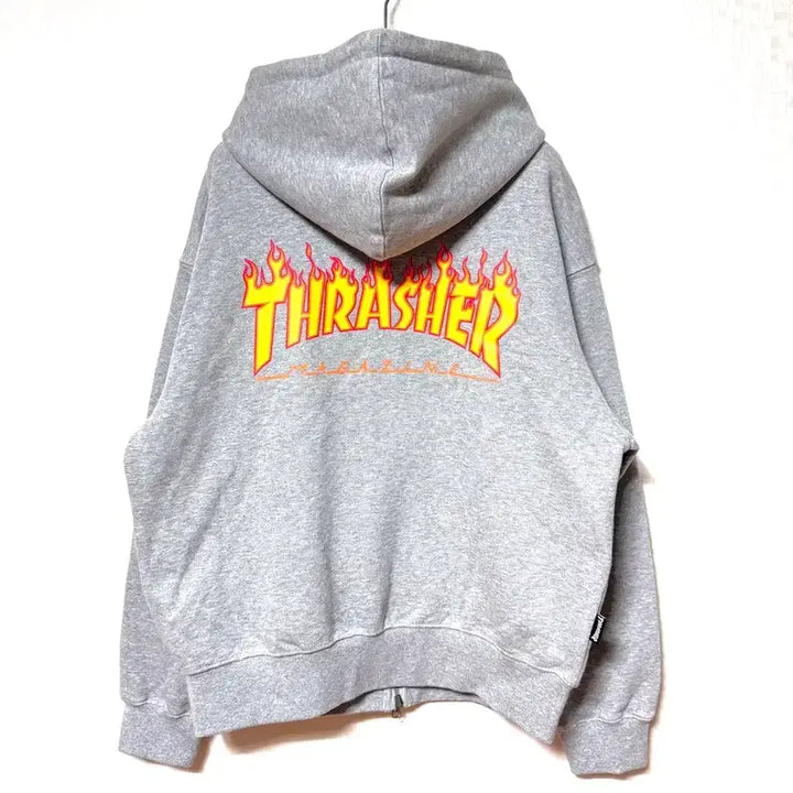 [BUNJANG] Thrasher Big Logo Hoodie Jacket M / [M,95]트래셔 빅로고 후드집업 자켓