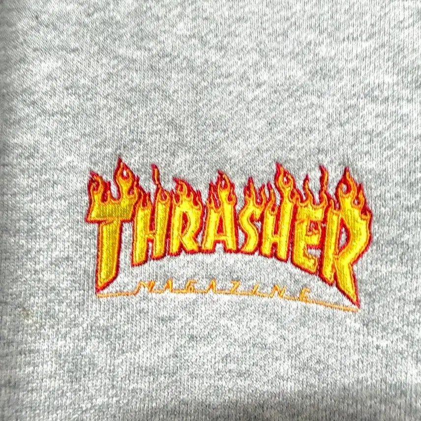 [BUNJANG] Thrasher Big Logo Hoodie Jacket M / [M,95]트래셔 빅로고 후드집업 자켓