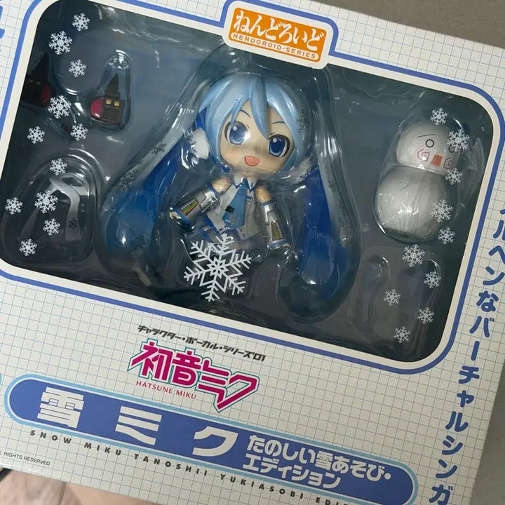 [BUNJANG] Hatsune Miku Snow Miku Nendoroid Figure / 150 하츠네미쿠 눈놀이 넨도로이드 넨도 피규어