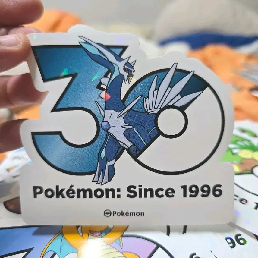 [BUNJANG] Pokemon 30th Anniversary Dialga Sticker / 포켓몬 30주년 스티커 다아루가
