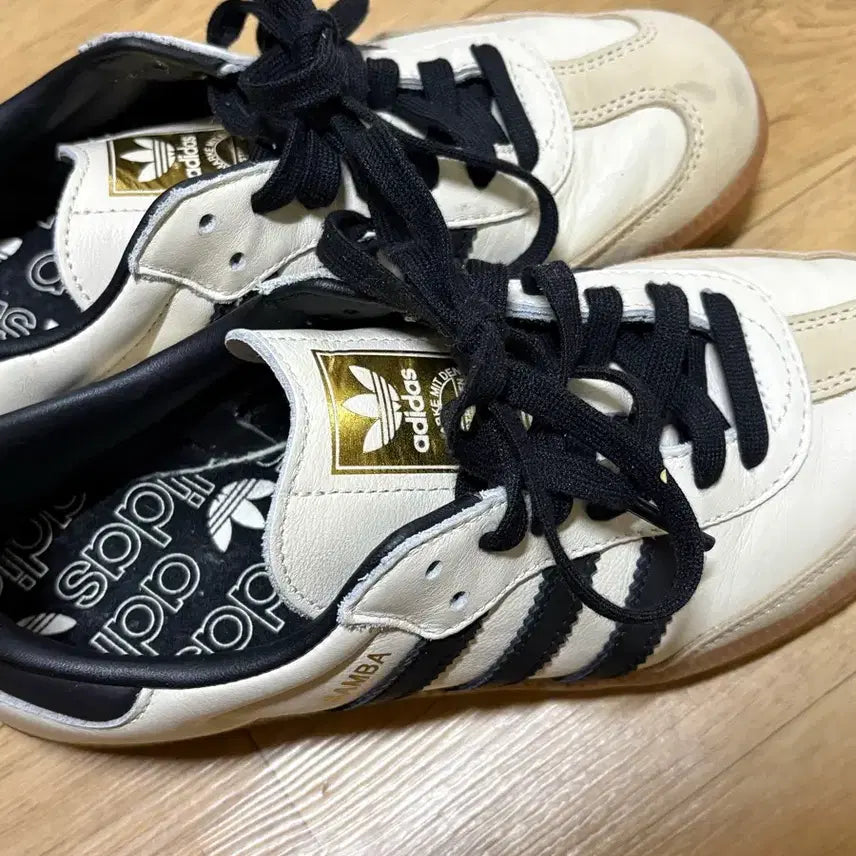 [BUNJANG] Adidas Samba OG Beige Black Sneakers / 아디다스 삼바 OG 베이지 블랙 새상품