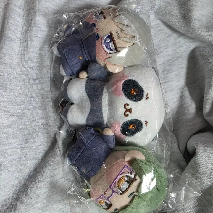 [BUNJANG] Jujutsu Kaisen Chibi Plush Set - 2nd Year Students (Maki, Panda, Inumaki) / 주술회전 쵸피누이 2학년즈 일괄 젠인 마키 판다 이누마키 토게