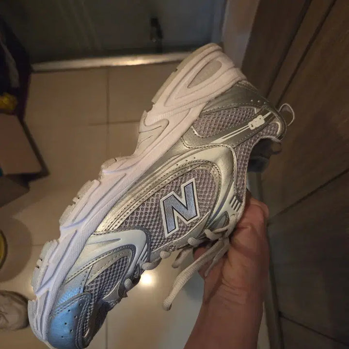 [BUNJANG] New Balance 530 Silver Grey Sneakers (265) / 뉴발란스 530 실버 그레이 265