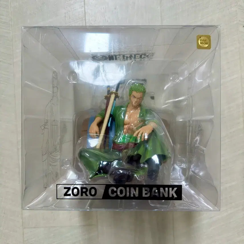[BUNJANG] One Piece Zoro Coin Bank Figure / 원피스 조로 저금통 피규어 팔아요 !